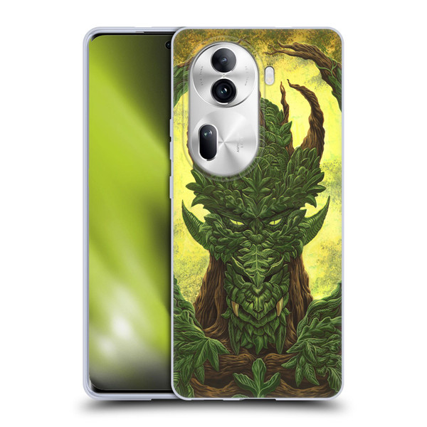Ed Beard Jr Dragons Green Guardian Greenman Soft Gel Case for OPPO Reno11 Pro