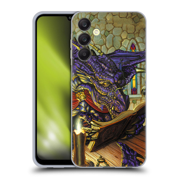 Ed Beard Jr Dragons A Good Book Soft Gel Case for Samsung Galaxy A25 5G