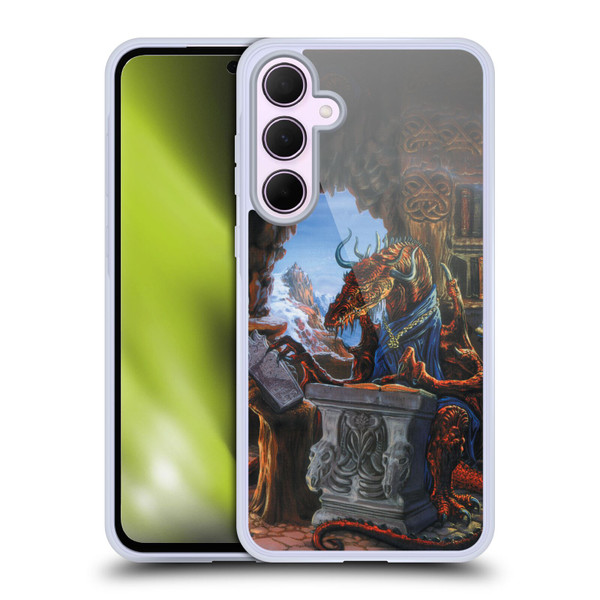 Ed Beard Jr Dragons Ancient Scholar Soft Gel Case for Samsung Galaxy A35 5G