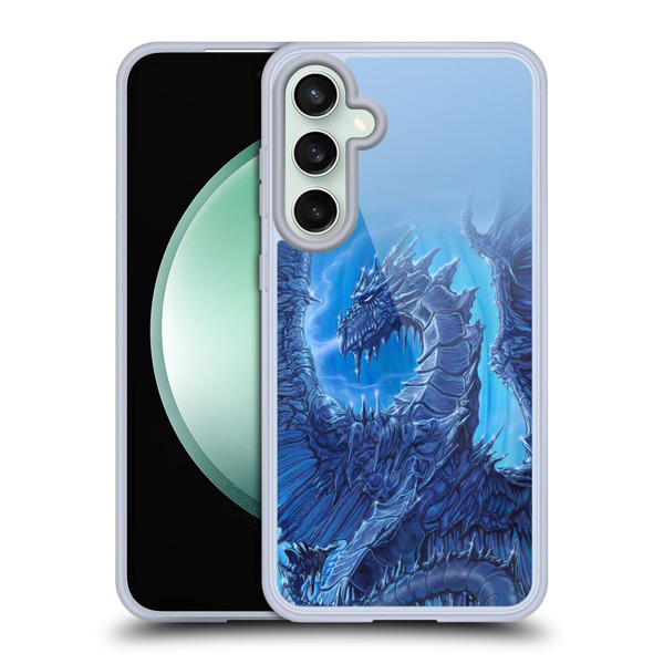 Ed Beard Jr Dragons Glacier Soft Gel Case for Samsung Galaxy S23 FE 5G