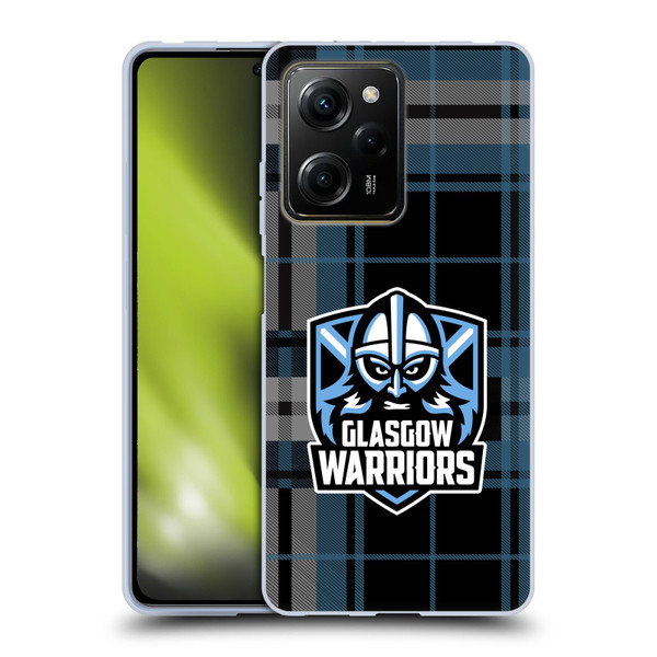 Glasgow Warriors Logo Tartan Soft Gel Case for Xiaomi Redmi Note 12 Pro 5G