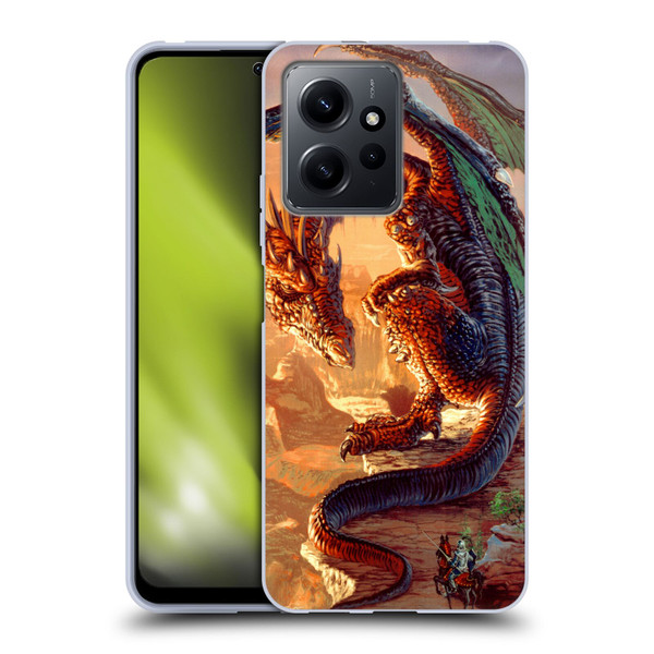 Ed Beard Jr Dragons Bravery Misplaced Soft Gel Case for Xiaomi Redmi Note 12 4G