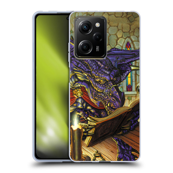 Ed Beard Jr Dragons A Good Book Soft Gel Case for Xiaomi Redmi Note 12 Pro 5G