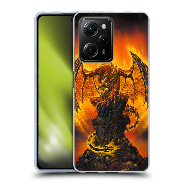 Ed Beard Jr Dragons Harbinger Of Fire Soft Gel Case for Xiaomi Redmi Note 12 Pro 5G