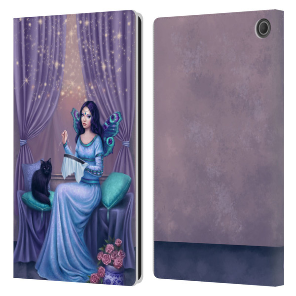 Rachel Anderson Fairies Ariadne Leather Book Wallet Case Cover For Amazon Fire Max 11 2023