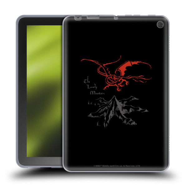 The Hobbit An Unexpected Journey Graphics Back Door Soft Gel Case for Amazon Fire HD 8/Fire HD 8 Plus 2020