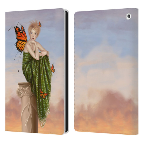 Rachel Anderson Fairies Sunrise Leather Book Wallet Case Cover For Amazon Fire HD 8/Fire HD 8 Plus 2020
