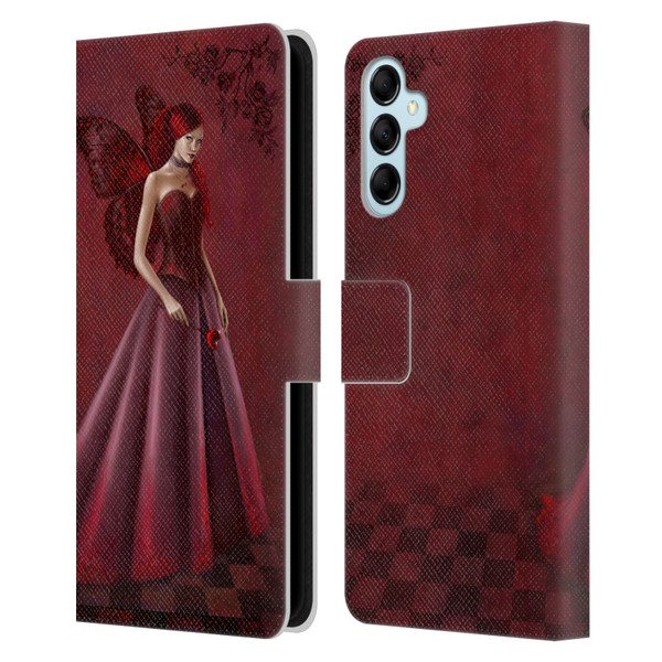 Rachel Anderson Fairies Queen Of Hearts Leather Book Wallet Case Cover For Samsung Galaxy M14 5G