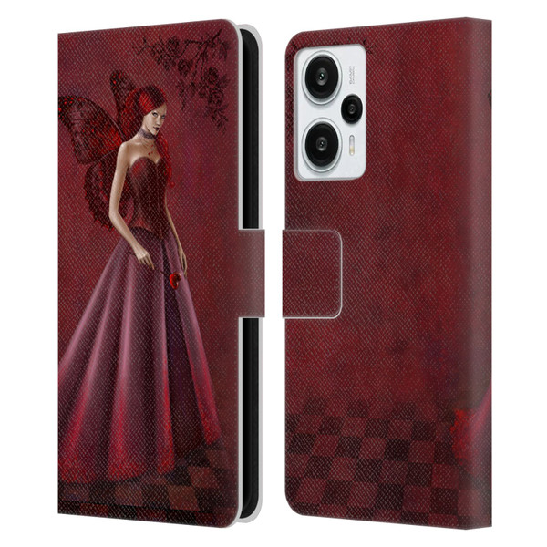 Rachel Anderson Fairies Queen Of Hearts Leather Book Wallet Case Cover For Xiaomi Redmi Note 12T