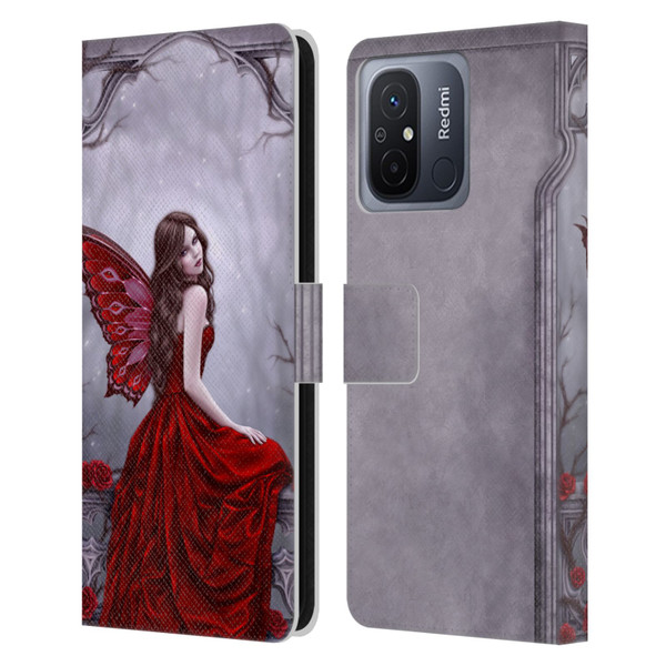 Rachel Anderson Fairies Winter Rose Leather Book Wallet Case Cover For Xiaomi Redmi 12C