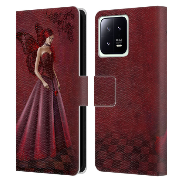 Rachel Anderson Fairies Queen Of Hearts Leather Book Wallet Case Cover For Xiaomi 13 5G