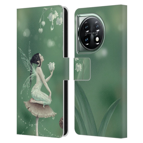 Rachel Anderson Pixies Lily Of The Valley Leather Book Wallet Case Cover For OnePlus 11 5G