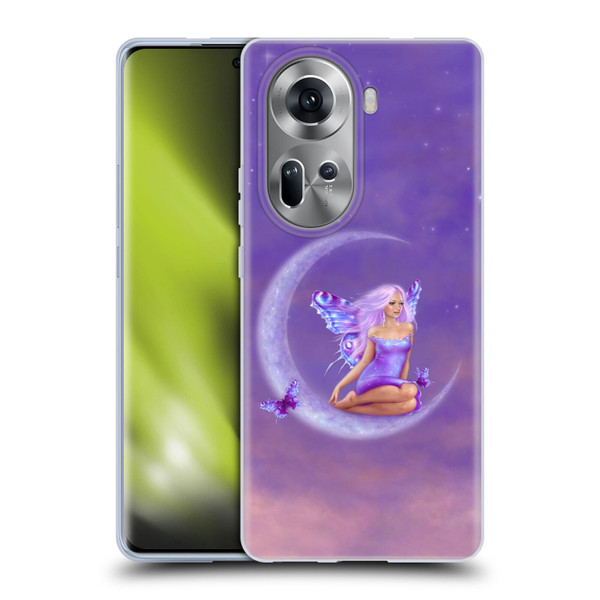 Rachel Anderson Pixies Lavender Moon Soft Gel Case for OPPO Reno11