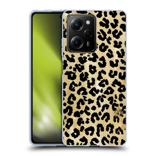 Haley Bush Pattern Painting Leopard Print Soft Gel Case for Xiaomi Redmi Note 12 Pro 5G