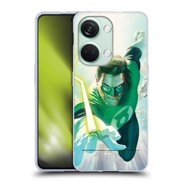 Green Lantern DC Comics Comic Book Covers Flight Soft Gel Case for OnePlus Nord 3 5G