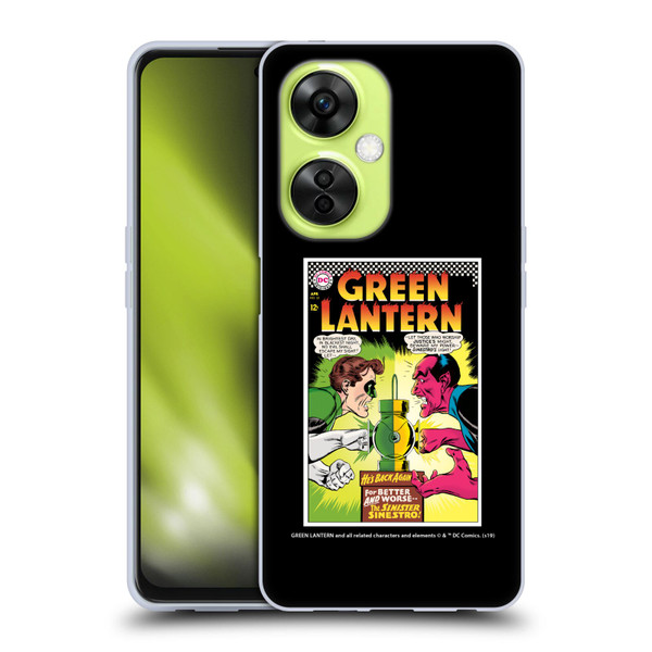 Green Lantern DC Comics Comic Book Covers Sinestro Soft Gel Case for OnePlus Nord CE 3 Lite 5G
