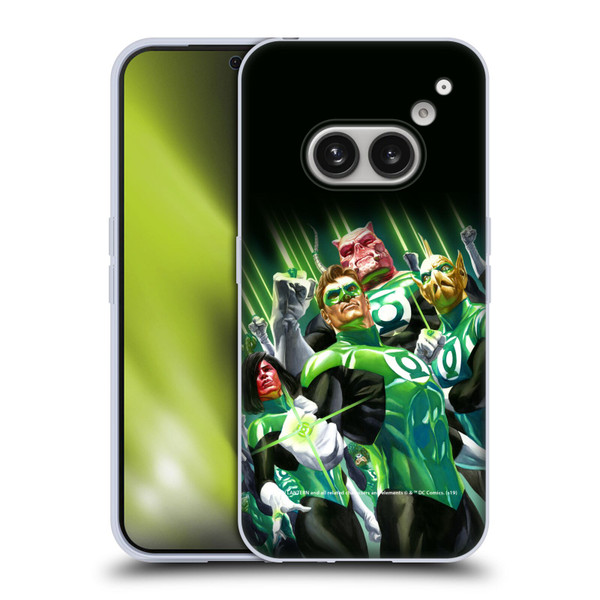 Green Lantern DC Comics Comic Book Covers Group Soft Gel Case for Nothing Phone (2a)