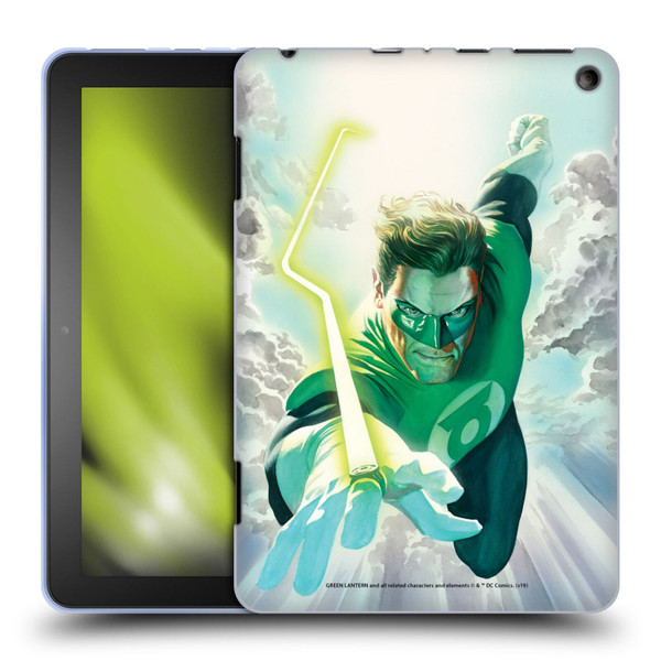 Green Lantern DC Comics Comic Book Covers Flight Soft Gel Case for Amazon Fire HD 8/Fire HD 8 Plus 2020
