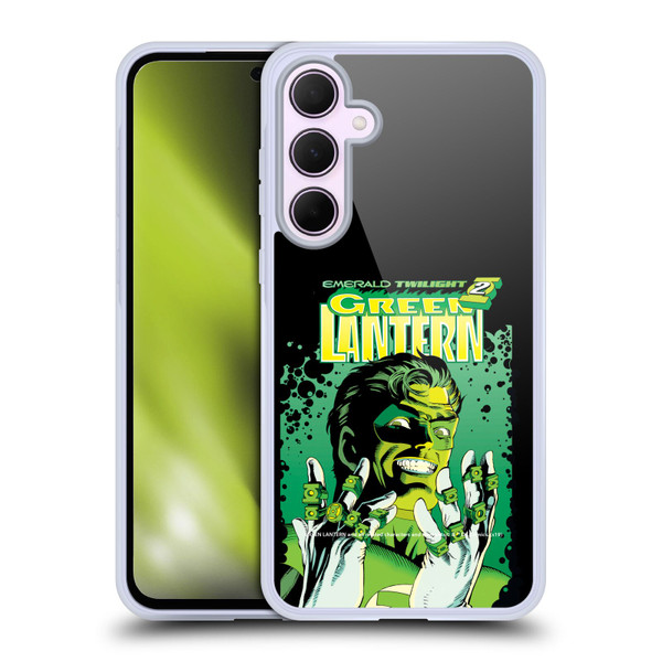 Green Lantern DC Comics Comic Book Covers Emerald Twilight Soft Gel Case for Samsung Galaxy A35 5G