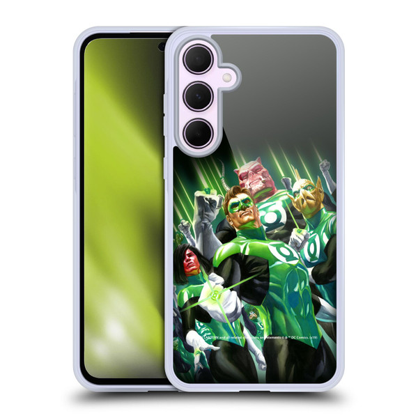 Green Lantern DC Comics Comic Book Covers Group Soft Gel Case for Samsung Galaxy A35 5G