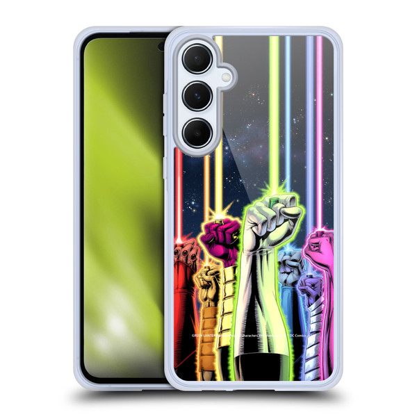 Green Lantern DC Comics Comic Book Covers Power Rings Soft Gel Case for Samsung Galaxy A55 5G
