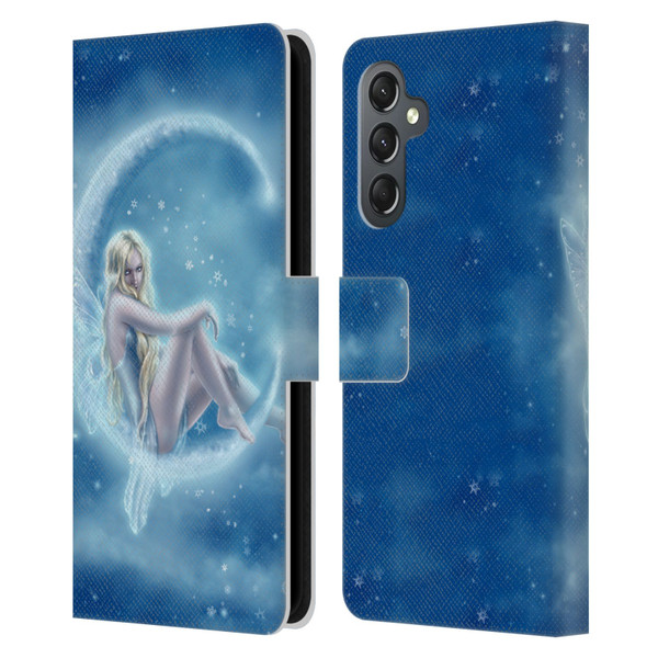 Tiffany "Tito" Toland-Scott Fairies Blue Winter Leather Book Wallet Case Cover For Samsung Galaxy A25 5G