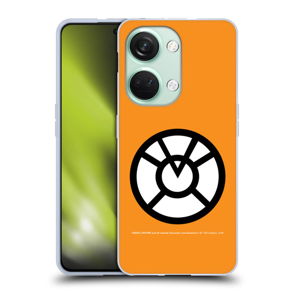 Green Lantern DC Comics Lantern Corps Orange Soft Gel Case for OnePlus Nord 3 5G