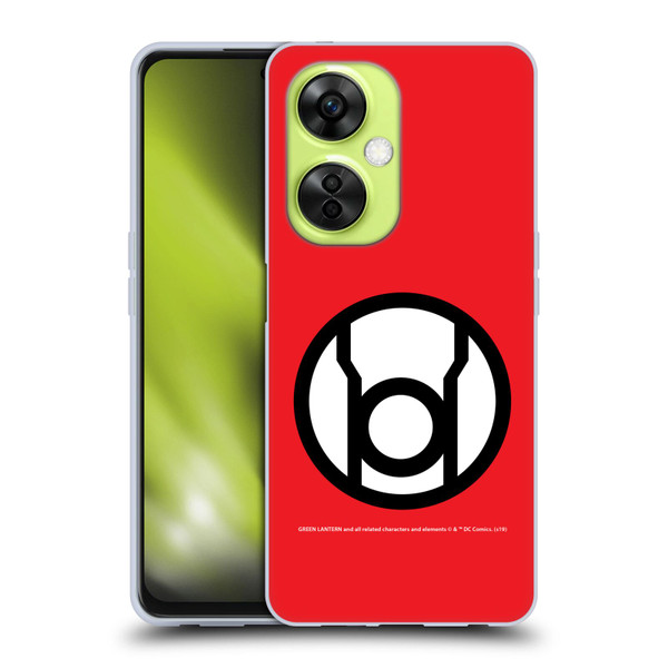 Green Lantern DC Comics Lantern Corps Red Soft Gel Case for OnePlus Nord CE 3 Lite 5G