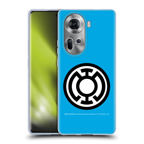 Green Lantern DC Comics Lantern Corps Blue Soft Gel Case for OPPO Reno11