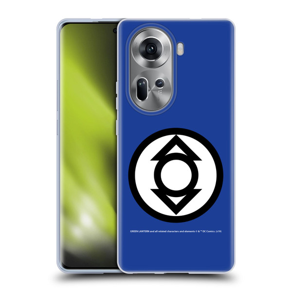 Green Lantern DC Comics Lantern Corps Indigo Soft Gel Case for OPPO Reno11