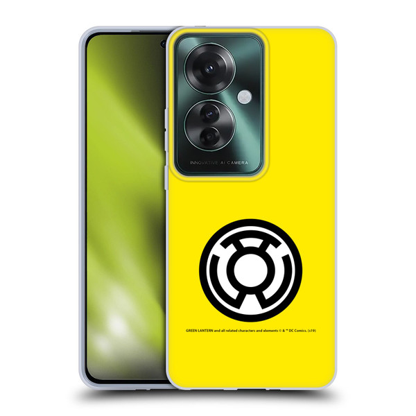 Green Lantern DC Comics Lantern Corps Sinestro Soft Gel Case for OPPO Reno11 F 5G / F25 Pro 5G