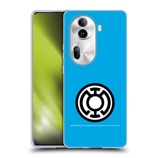 Green Lantern DC Comics Lantern Corps Blue Soft Gel Case for OPPO Reno11 Pro