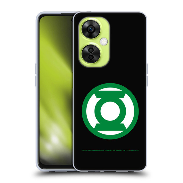 Green Lantern DC Comics Logos Black Soft Gel Case for OnePlus Nord CE 3 Lite 5G