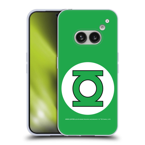Green Lantern DC Comics Logos Classic Soft Gel Case for Nothing Phone (2a)