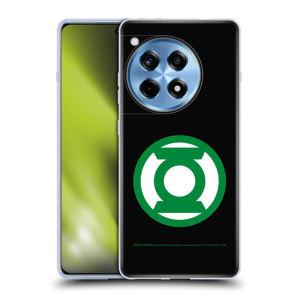 Green Lantern DC Comics Logos Black Soft Gel Case for OnePlus 12R