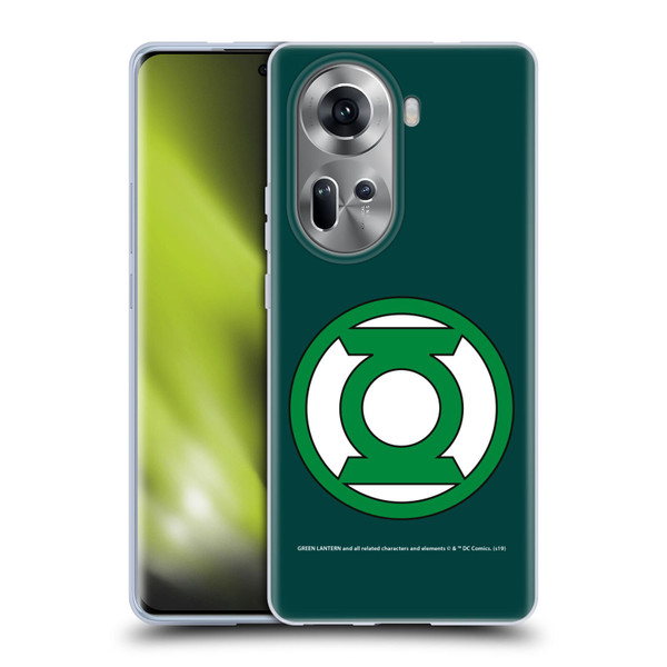 Green Lantern DC Comics Logos Classic 2 Soft Gel Case for OPPO Reno11