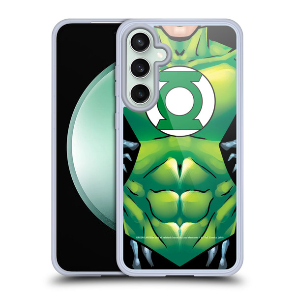 Green Lantern DC Comics Logos Uniform Soft Gel Case for Samsung Galaxy S23 FE 5G