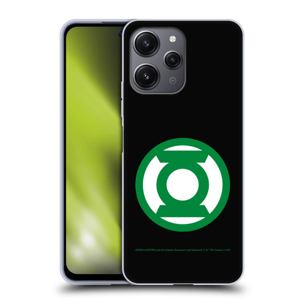 Green Lantern DC Comics Logos Black Soft Gel Case for Xiaomi Redmi 12