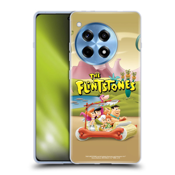The Flintstones Characters Stone Car Soft Gel Case for OnePlus 12R