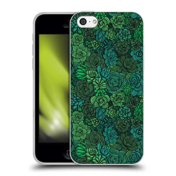 Katerina Kirilova Art Succulent Garden Soft Gel Case for Apple iPhone 5c