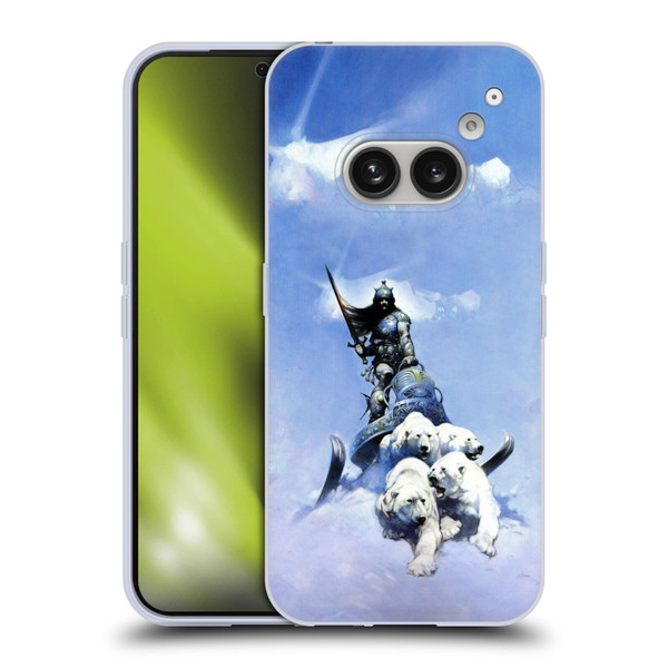Frank Frazetta Fantasy Silver Warrior Soft Gel Case for Nothing Phone (2a)
