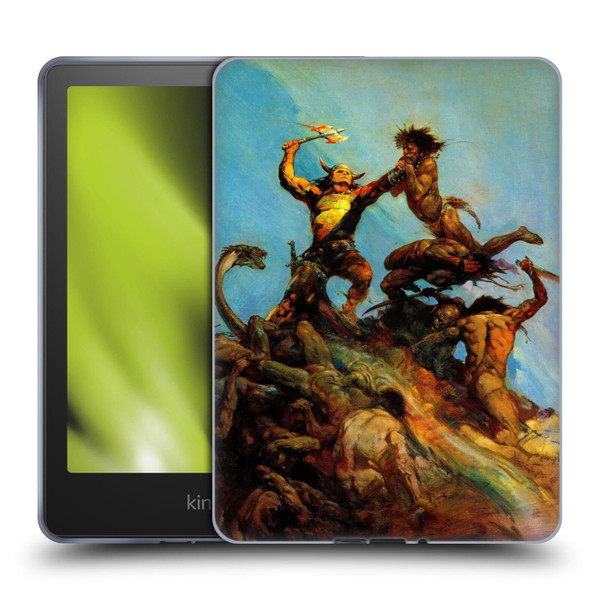 Frank Frazetta Fantasy Indomitable Soft Gel Case for Amazon Kindle Paperwhite 5 (2021)