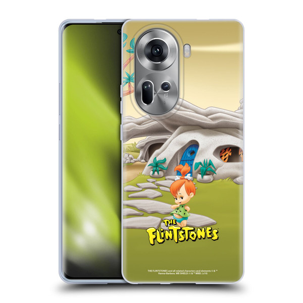 The Flintstones Characters Pebbles Flintstones Soft Gel Case for OPPO Reno11