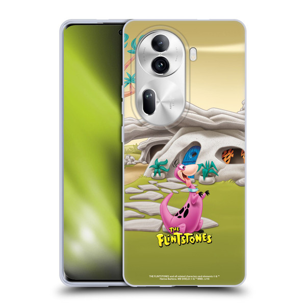 The Flintstones Characters Dino Soft Gel Case for OPPO Reno11 Pro