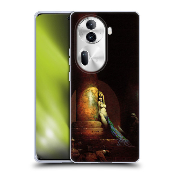 Frank Frazetta Fantasy Egyptian Queen Soft Gel Case for OPPO Reno11 Pro