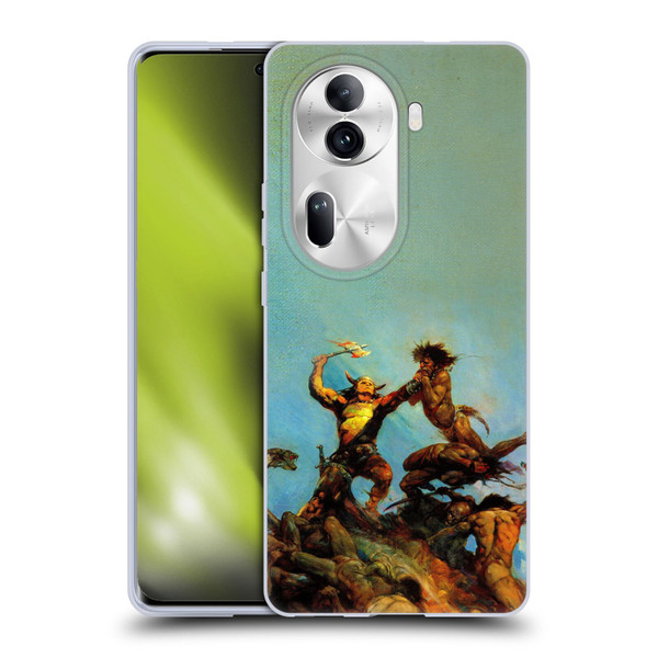Frank Frazetta Fantasy Indomitable Soft Gel Case for OPPO Reno11 Pro