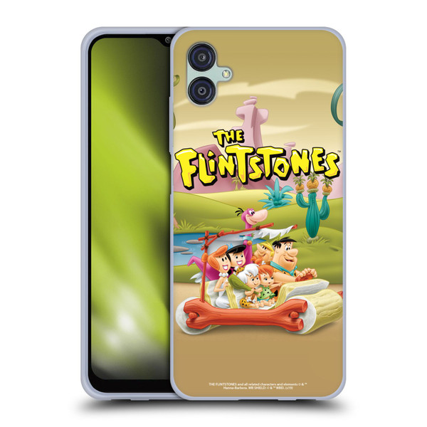 The Flintstones Characters Stone Car Soft Gel Case for Samsung Galaxy M04 5G / A04e