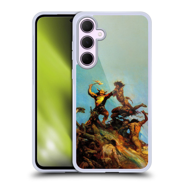 Frank Frazetta Fantasy Indomitable Soft Gel Case for Samsung Galaxy A35 5G
