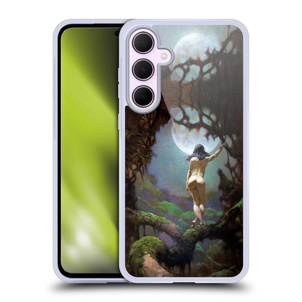 Frank Frazetta Fantasy Moons Rapture Soft Gel Case for Samsung Galaxy A35 5G