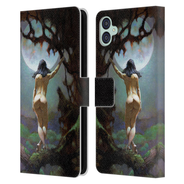 Frank Frazetta Fantasy Moons Rapture Leather Book Wallet Case Cover For Samsung Galaxy M04 5G / A04e